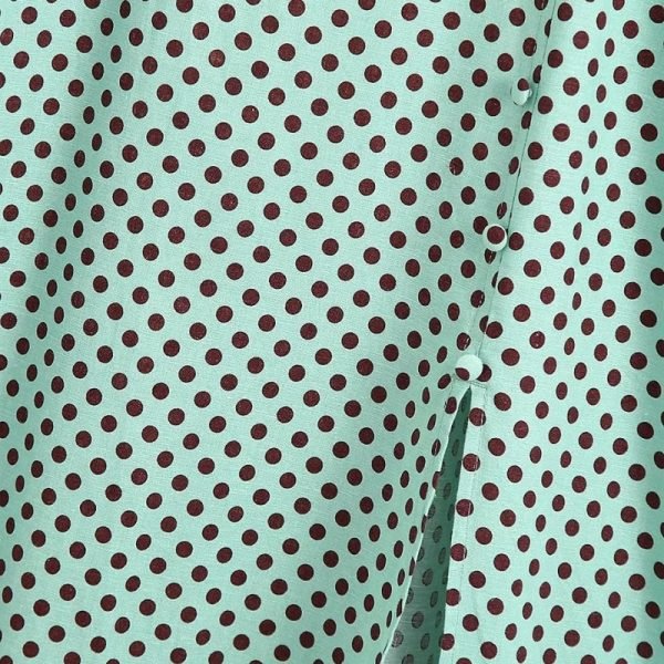 Hot Sale Women Polka Dot Print Side Slit Suspender Midi Dress Female Sleeveless Clothes Casual Lady Loose Vestido D8206