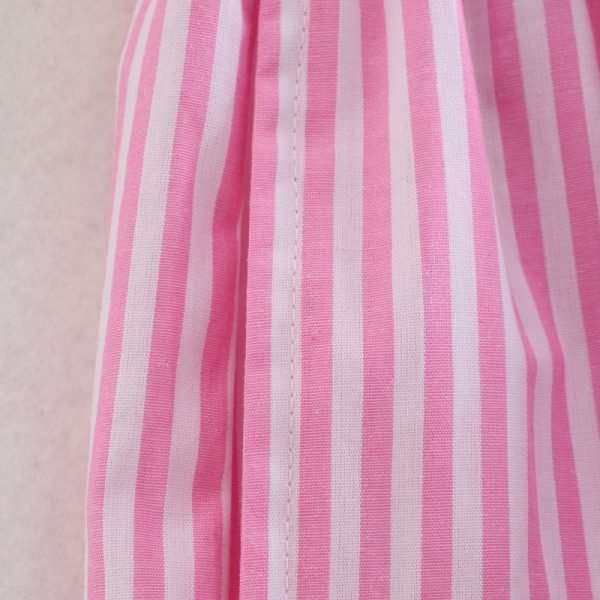 Summer Women Contrast Color Splicing Striped Shorts Casual Female Elastic Waist Loose Clothes P2106